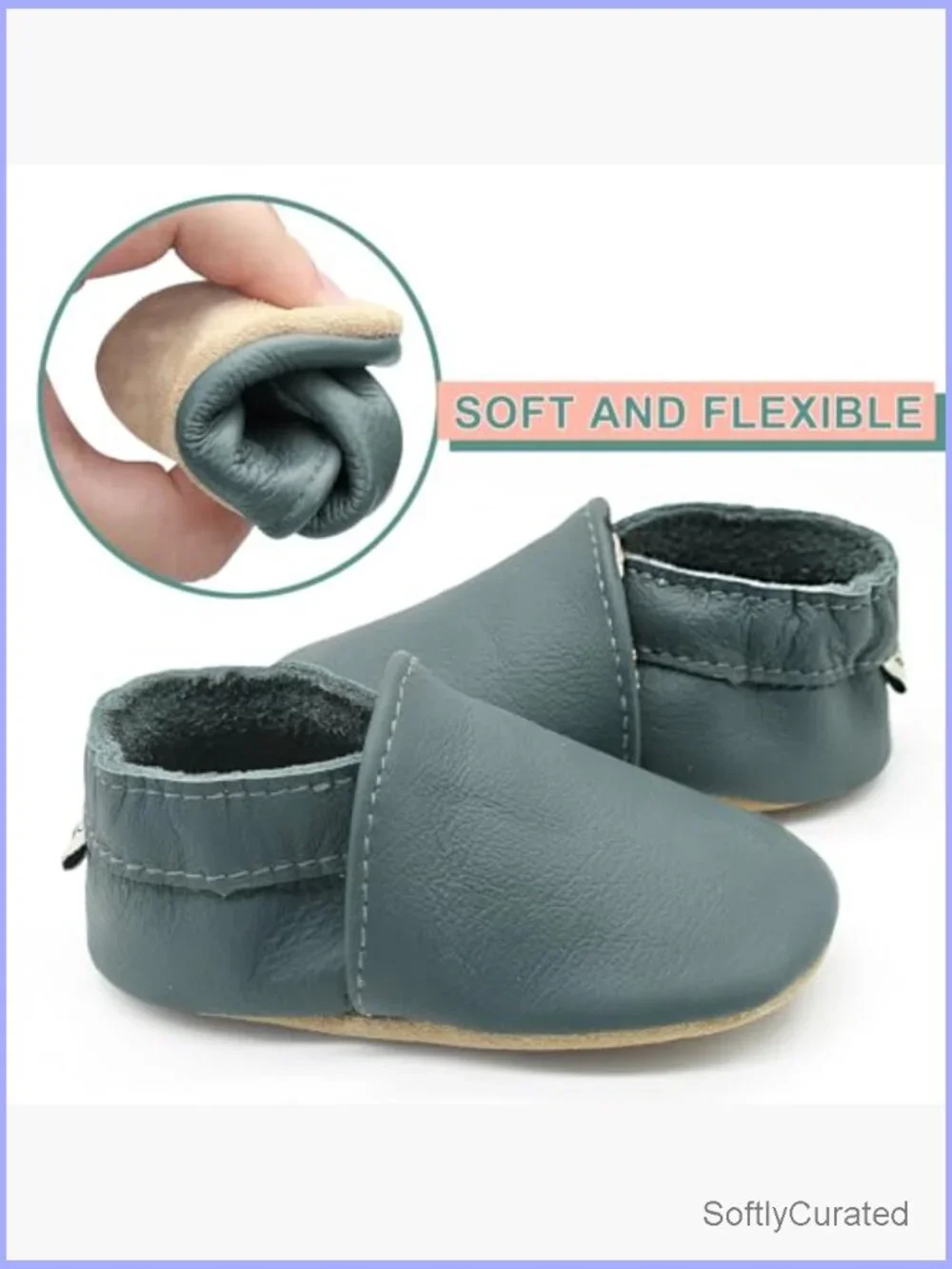 Soft Sole Leather Baby Booties Toddler Walking Shoes Slippers New
